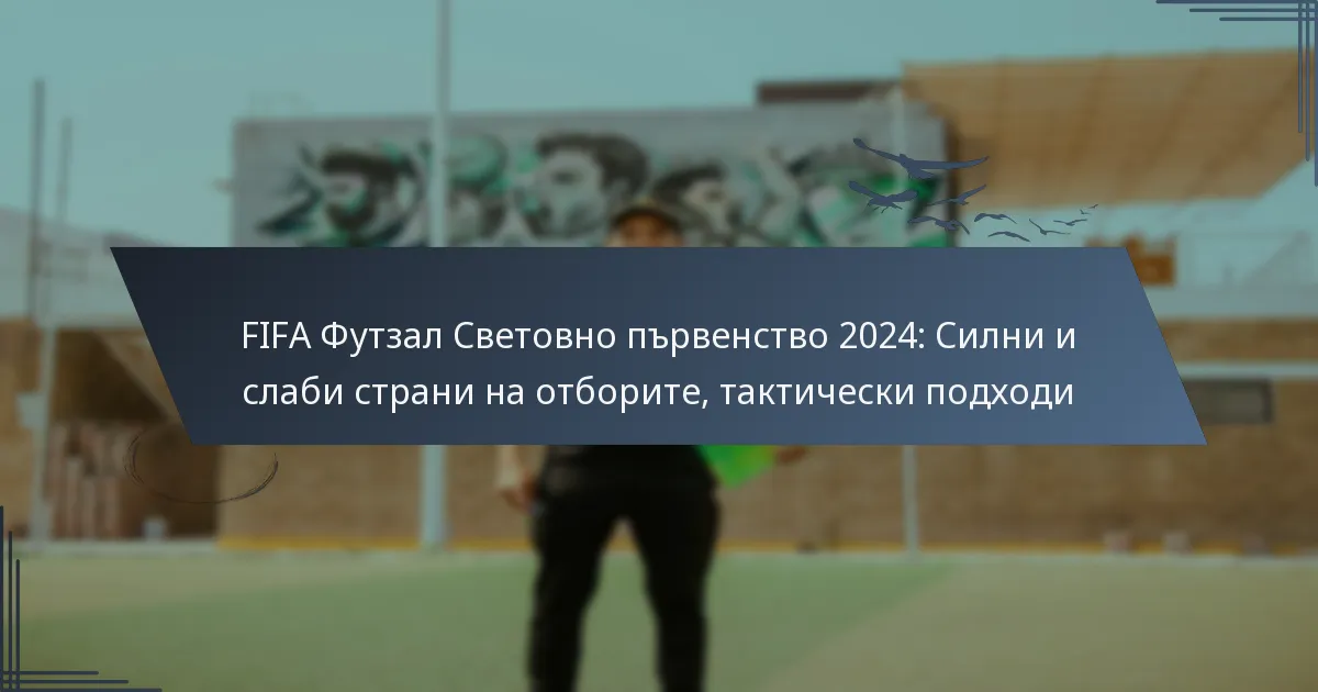 FIFA Футзал Световно първенство 2024: Силни и слаби страни на отборите, тактически подходи